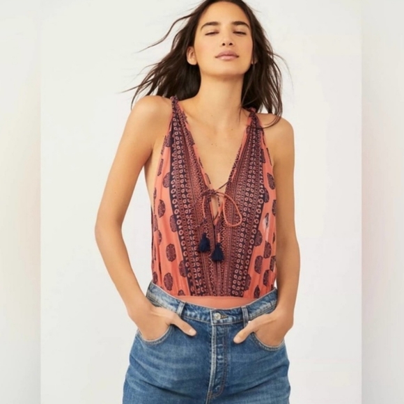 NWT Free People Soul Of The Sun Cotton Bodysuit Size Small - Picture 5 of 8